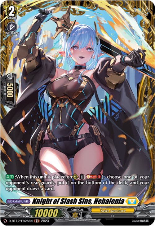 Knight of Slash Sins, Nehalenia (D-BT12/FR25EN) [Evenfall Onslaught]