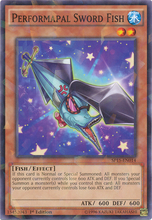 Performapal Sword Fish [SP15-EN014] Shatterfoil Rare