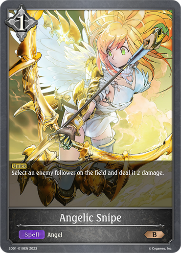 Angelic Snipe (SD01-019EN) [Regal Fairy Princess]