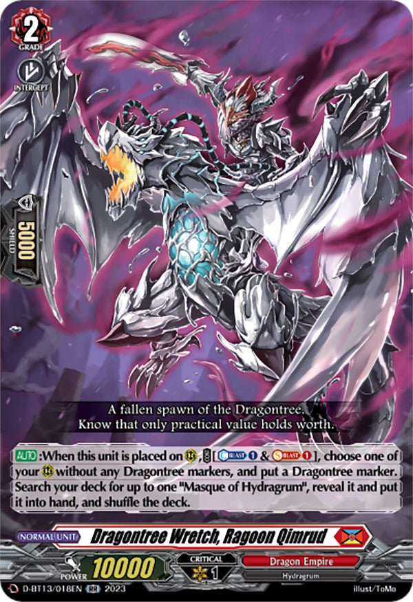 Dragontree Wretch, Ragoon Qimrud (D-BT13/018EN) [Flight of Chakrabarthi]