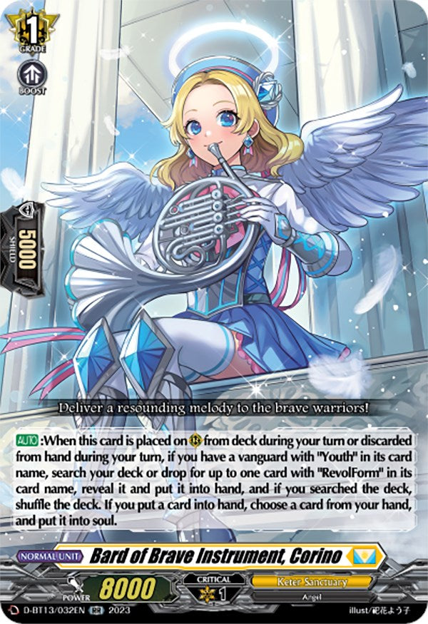 Bard of Brave Instrument, Corino (D-BT13/032EN) [Flight of Chakrabarthi]