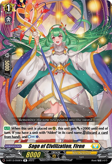 Sage of Civilization, Firon (D-BT13/050EN) [Flight of Chakrabarthi]