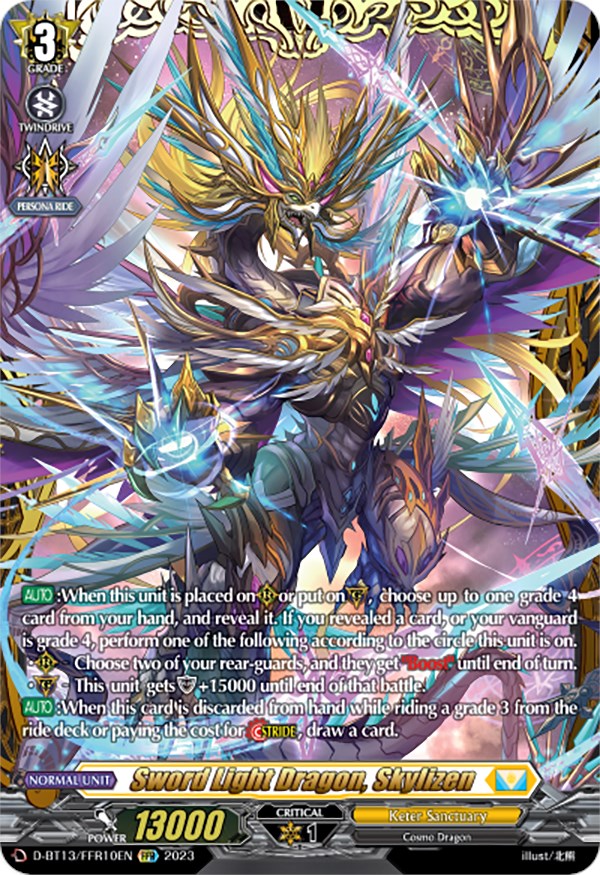 Sword Light Dragon, Skylizen (FFR) (D-BT13/FRR10EN) [Flight of Chakrabarthi]