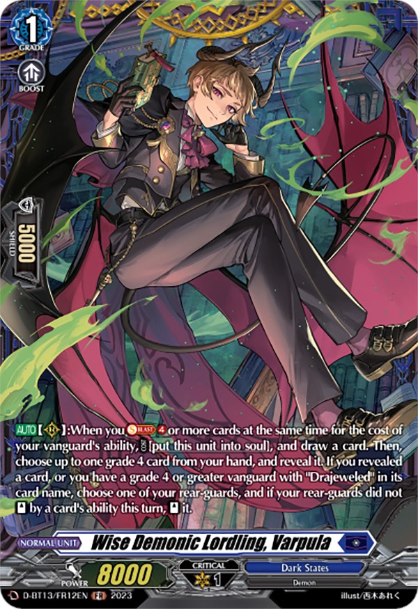 Wise Demonic Lordling, Varpula (FR) (D-BT13/FR12EN) [Flight of Chakrabarthi]