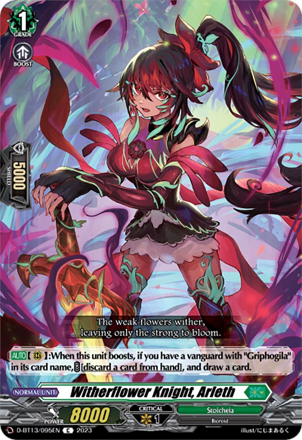 Witherflower Knight, Arleth (D-BT13/095EN) [Flight of Chakrabarthi]