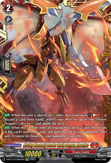 Blazing Heavenly Render Equip Dragon, Aparajea (FFR) (D-BT13/FRR03EN) [Flight of Chakrabarthi]