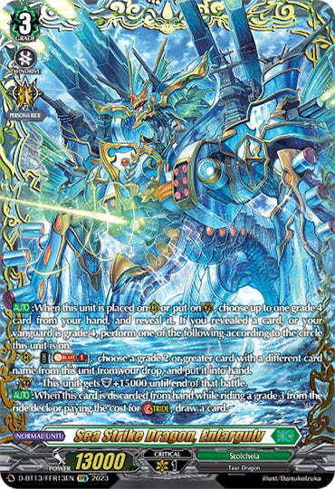 Sea Strike Dragon, Enlargulv (FFR) (D-BT13/FRR13EN) [Flight of Chakrabarthi]