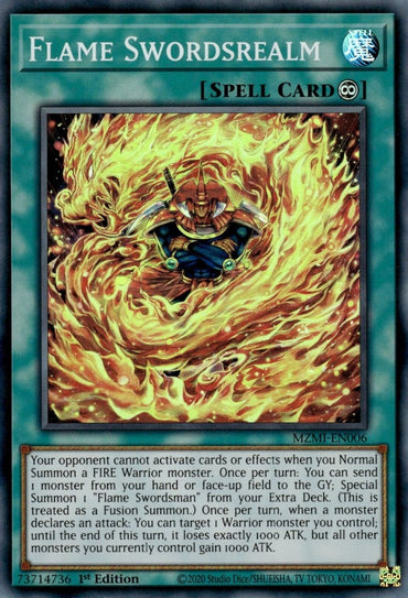 Flame Swordsrealm [MZMI-EN006] Super Rare