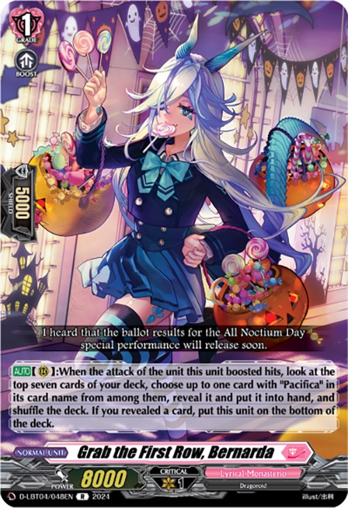 Grab the First Row, Bernarda (D-LBT04/048EN) [Lyrical Monasterio: Trick or Trick!]