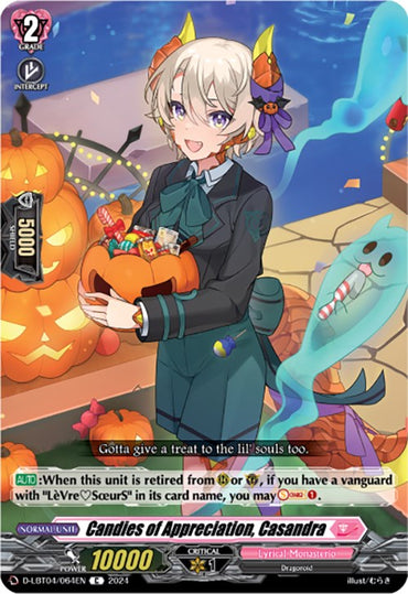 Candies of Appreciation, Casandra (D-LBT04/064EN) [Lyrical Monasterio: Trick or Trick!]