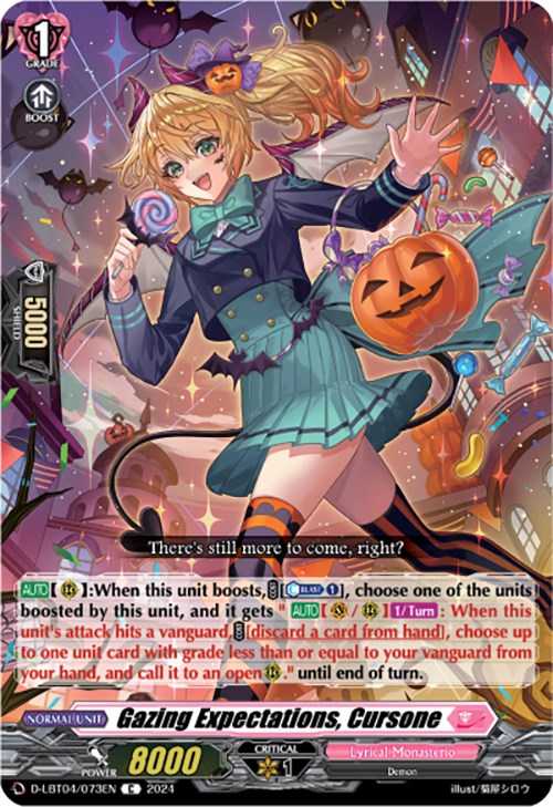 Gazing Expectations, Cursone (D-LBT04/073EN) [Lyrical Monasterio: Trick or Trick!]