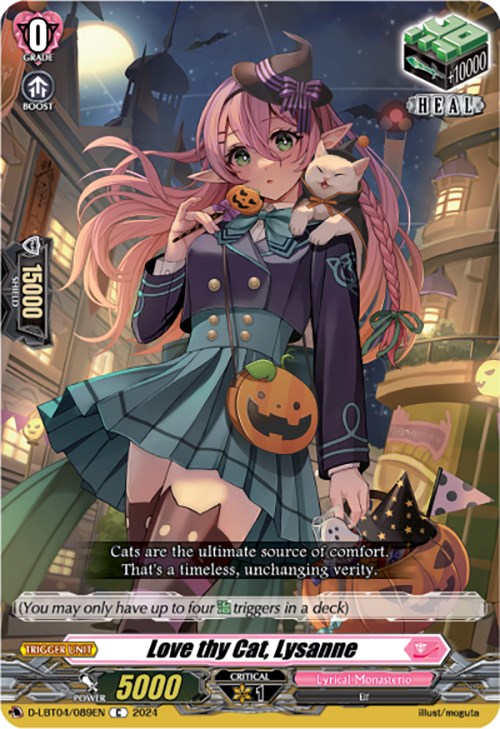 Love thy Cat, Lysanne (D-LBT04/089EN) [Lyrical Monasterio: Trick or Trick!]