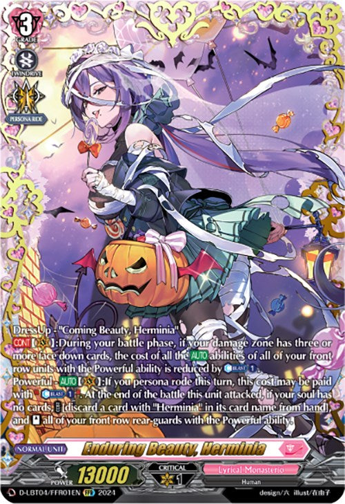 Enduring Beauty, Herminia (D-LBT04/FFR01EN) [Lyrical Monasterio: Trick or Trick!]