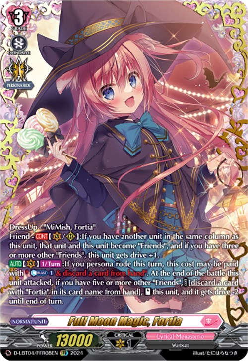 Full Moon Magic, Fortia (D-LBT04/FFR08EN) [Lyrical Monasterio: Trick or Trick!]