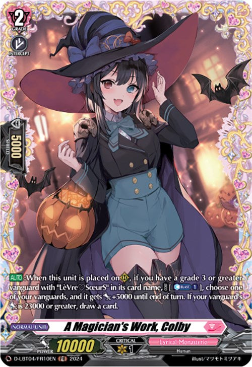 A Magician's Work, Colby (D-LBT04/FR10EN) [Lyrical Monasterio: Trick or Trick!]