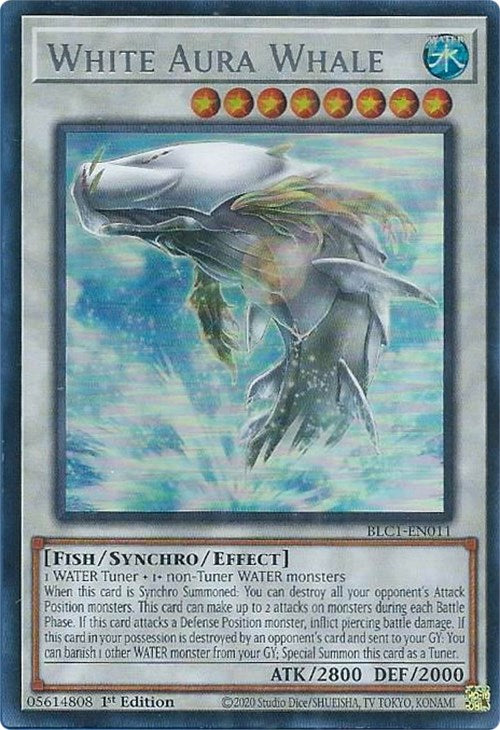 White Aura Whale (Silver) [BLC1-EN011] Ultra Rare