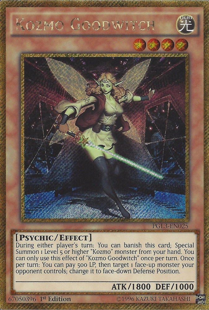 Kozmo Goodwitch [PGL3-EN025] Gold Secret Rare