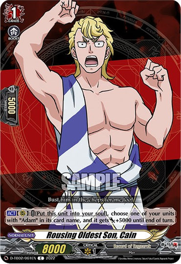 Rousing Oldest Son, Cain (D-TB02/061EN) [Record of Ragnarok]