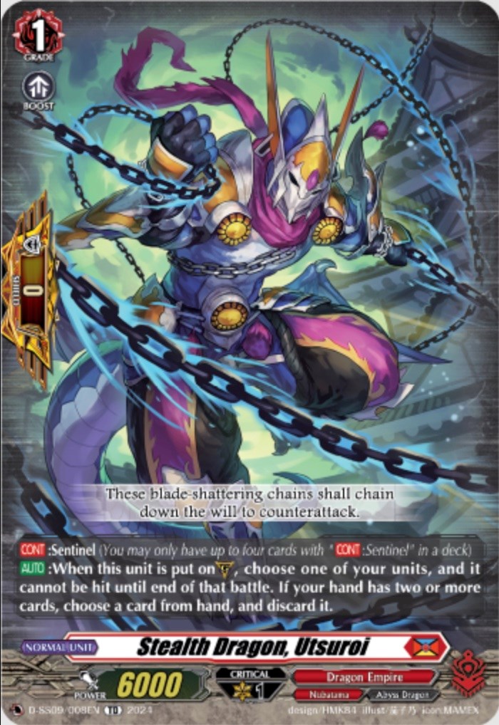 Stealth Dragon, Utsuroi (D-SS09/008EN) [Stride Deckset -Shiranui-]