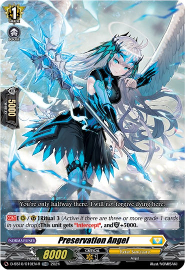 Preservation Angel (TDR) (D-SS10/010EN-R) [Stride Deckset -Luard-]