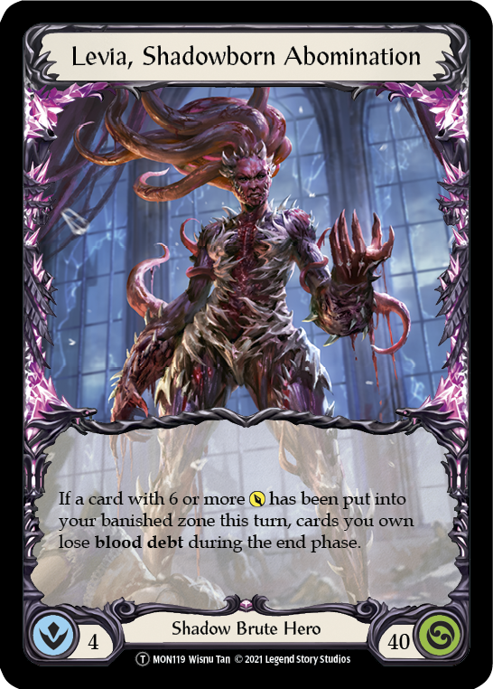 Levia, Shadowborn Abomination // Levia [U-MON119 // U-MON120] (Monarch Unlimited)  Unlimited Normal