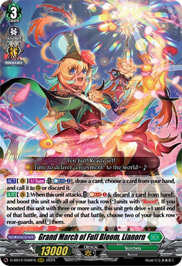 Grand March of Full Bloom, Lianorn (D-SS12/040EN) [Triple Drive]