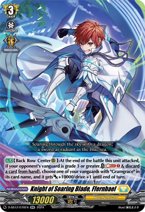 Knight of Soaring Blade, Ffernbael (D-SS12/070EN) [Triple Drive]