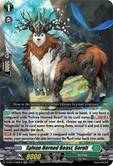 Sylvan Horned Beast, Seroll (D-SS12/080EN) [Triple Drive]