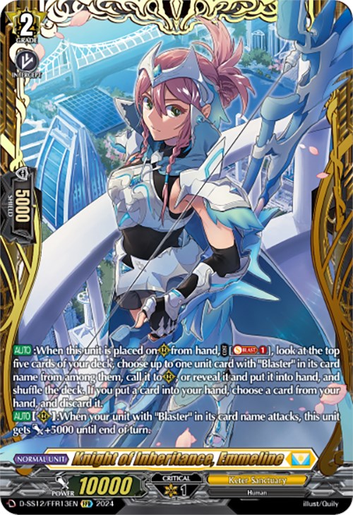 Knight of Inheritance, Emmeline (D-SS12/FFR13EN) [Triple Drive]