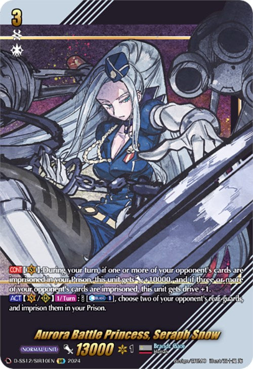 Aurora Battle Princess, Seraph Snow (D-SS12/SIR10EN) [Triple Drive]