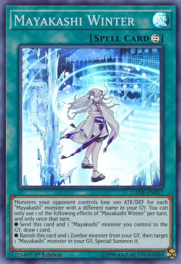 Mayakashi Winter [DANE-EN057] Super Rare