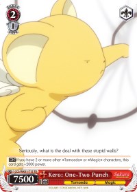 Kero: One-Two Punch (CCS/WX01-T15 TD) [Cardcaptor Sakura: Clear Card]