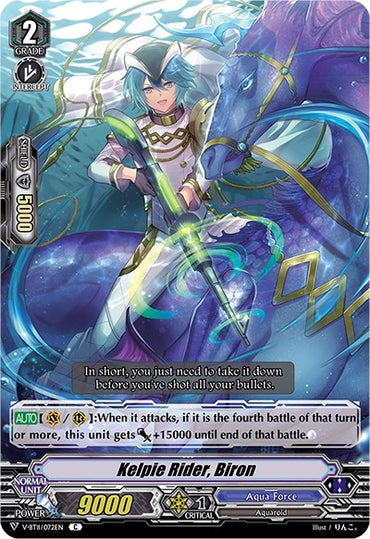 Kelpie Rider, Biron (V-BT11/072EN) [Storm of the Blue Cavalry]