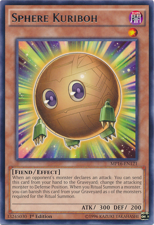 Sphere Kuriboh [MP16-EN121] Rare