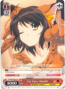 Cat Ears, Haruhi (SY/W08-TE05 TD) [The Melancholy of Haruhi Suzumiya]