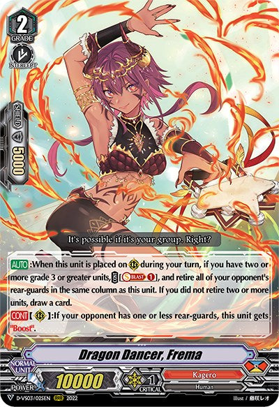 Dragon Dancer, Frema (D-VS03/025EN) [V Clan Collection Vol.3]