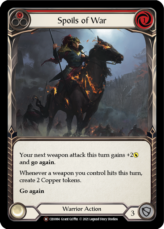 Spoils of War [U-CRU084-RF] (Crucible of War Unlimited)  Unlimited Rainbow Foil