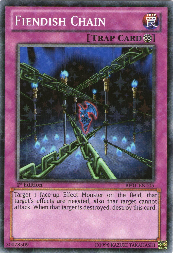 Fiendish Chain [BP01-EN105] Starfoil Rare