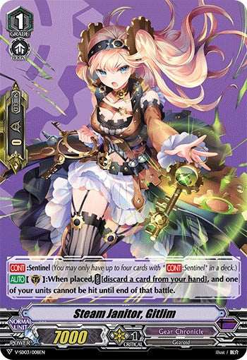 Steam Janitor, Gitlim (V-SD03/008EN) [2020 Demo Deck 