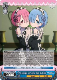 Charming Servants, Ram & Rem (RZ/S55-E066S SR) [Re:ZERO Vol.2]