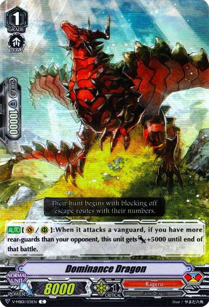 Dominance Dragon (Parallel Foil) (V-MB01/031EN) [PSYqualia Strife]