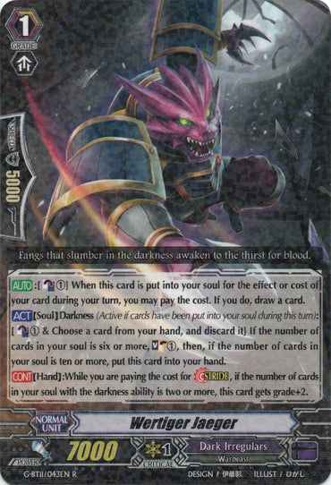Wertiger Jaeger (G-BT11/043EN) [Demonic Advent]