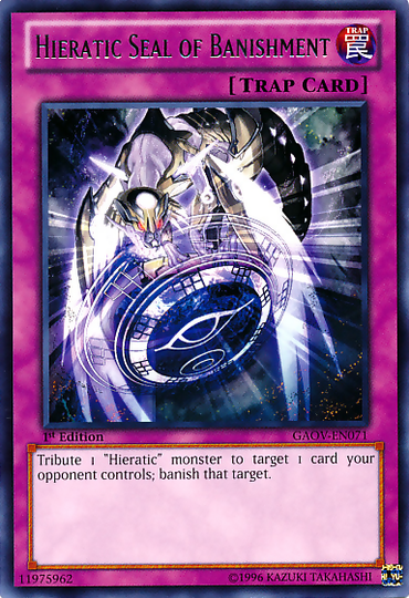 Hieratic Seal of Banishment [GAOV-EN071] Rare