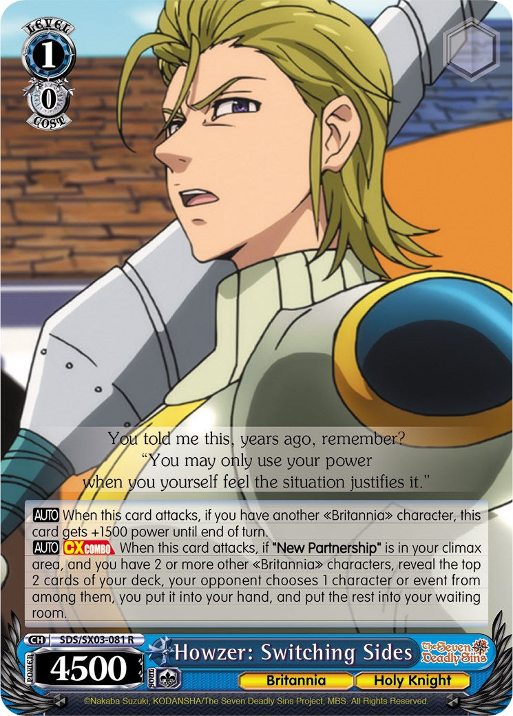 Howzer: Switching Sides (SDS/SX03-081 R) [The Seven Deadly Sins]