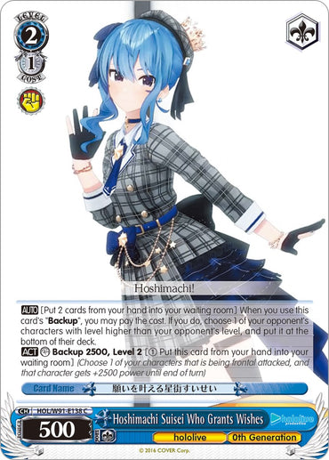 Hoshimachi Suisei Who Grants Wishes (HOL/W91-E138 C) [hololive production]