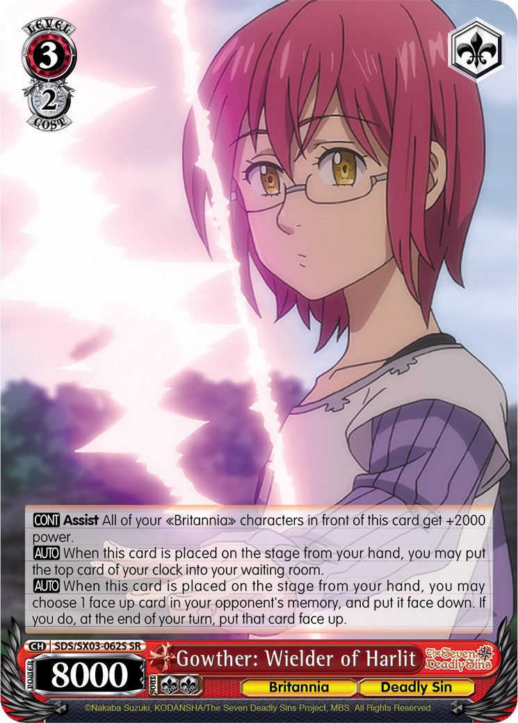 Gowther: Wielder of Harlit (SDS/SX03-062S SR) [The Seven Deadly Sins]