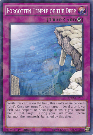 Forgotten Temple of the Deep [BP03-EN216] Shatterfoil Rare