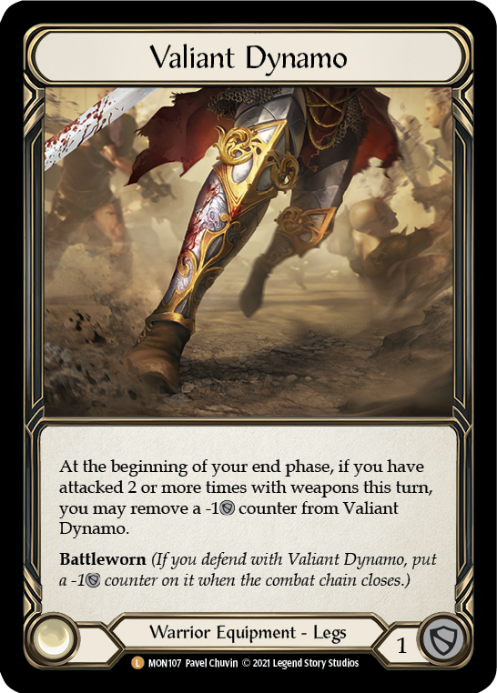 Valiant Dynamo [MON107-CF] (Monarch)  1st Edition Cold Foil