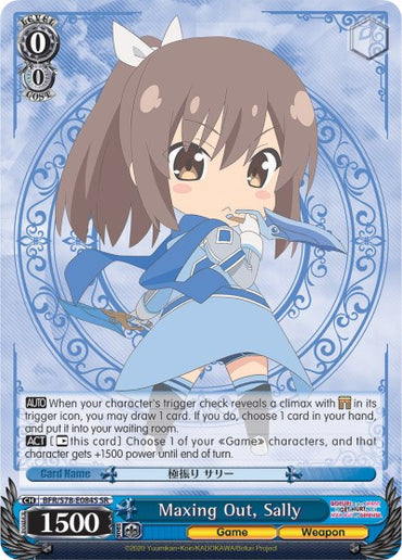 Maxing Out, Sally (BFR/S78-E084S SR) [BOFURI: I Don't Want to Get Hurt, so I'll Max Out My Defense]