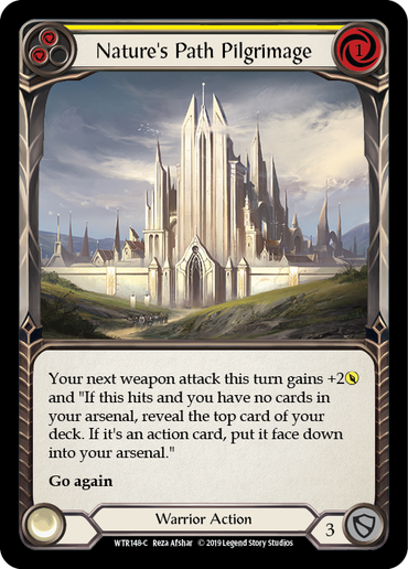 Nature's Path Pilgrimage (Yellow) [WTR148-C] (Welcome to Rathe)  Alpha Print Rainbow Foil